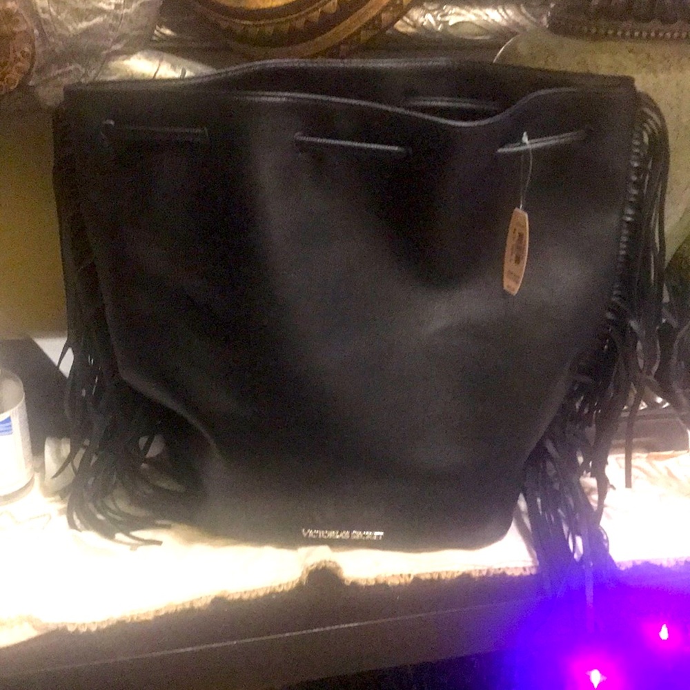 Victoria’s Secret purse with fringe